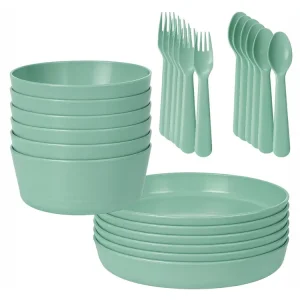 Angebot HEM 24-teiliges Geschirrset - Green