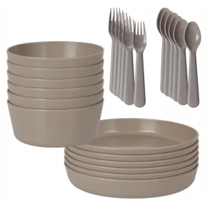 Garantierte Lieferung HEM 24-teiliges Geschirrset - Grey