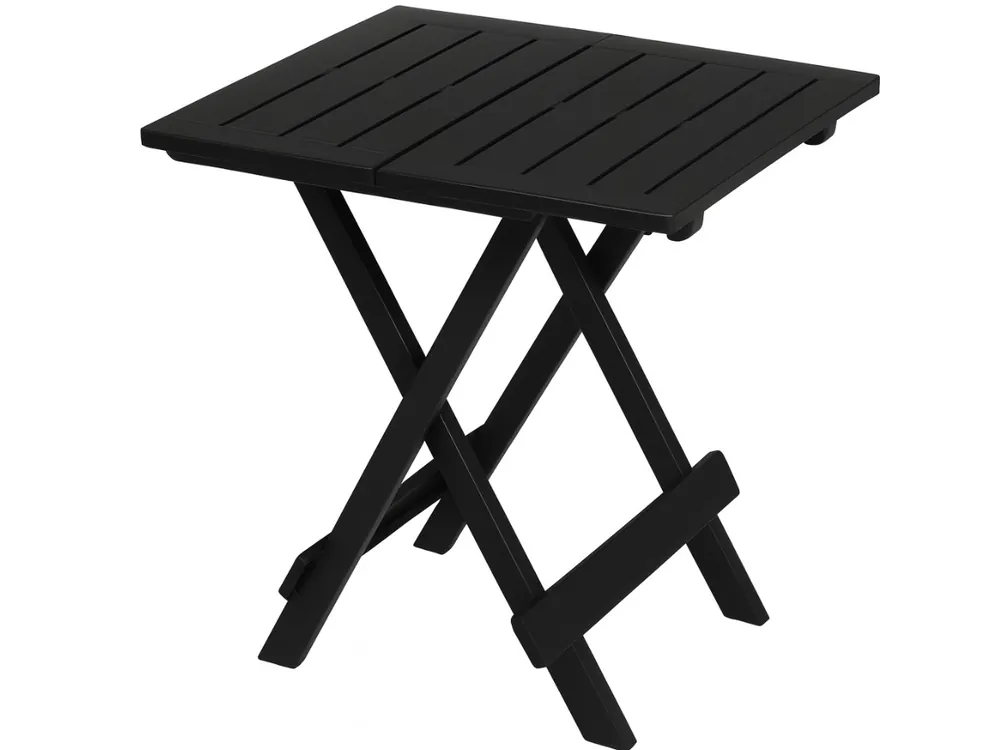 Neu Im Sortiment HEM 43 x 45 cm Klappbarer Beistelltisch - Black