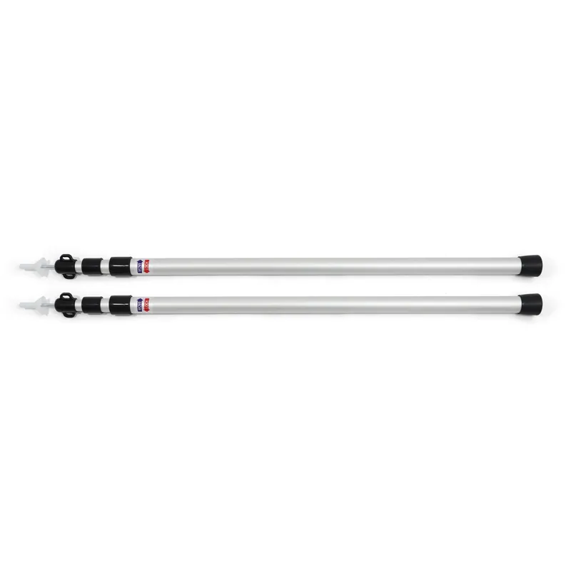 2 Stück Teleskop Aufstellstangen Alu 100-240cm 17,45€/Stück Sale