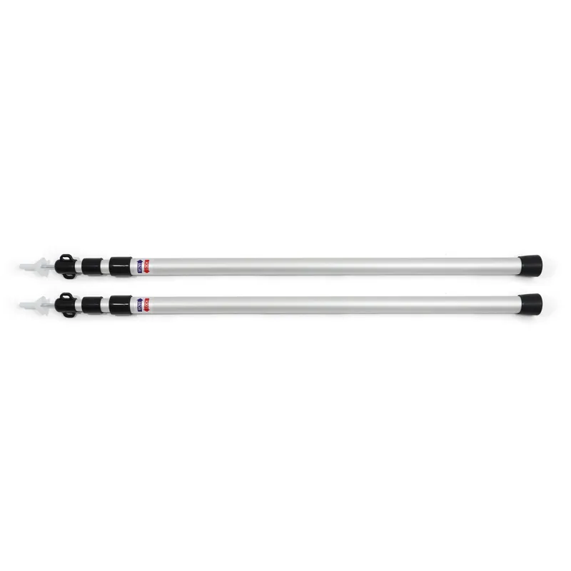 Markenprodukt 2 Stück Teleskop Aufstellstangen Alu 80-180cm 14,95€/Stück
