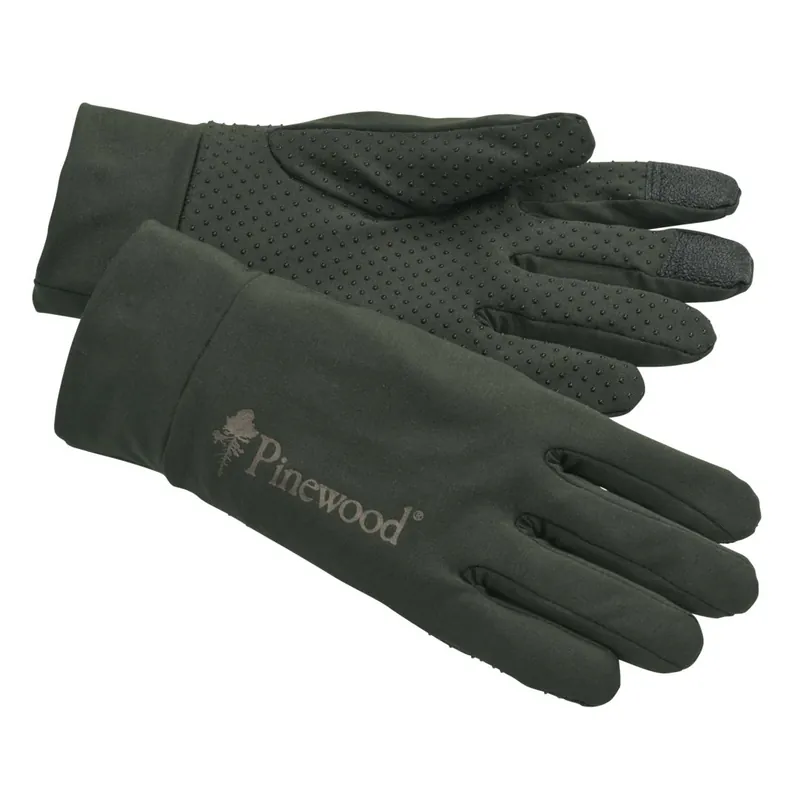 Neue Ware Pinewood Stretch Handschuh Thin Liner moosgrün