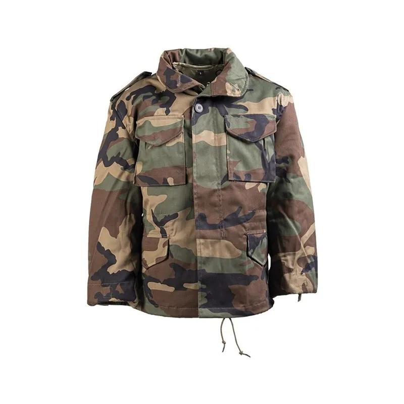 US Kids Jacke M65 mit Futter woodland Echt