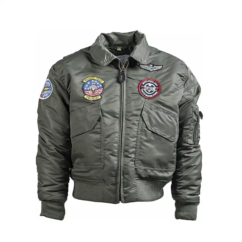Top-Seller US CWU Kids-Pilotenjacke oliv