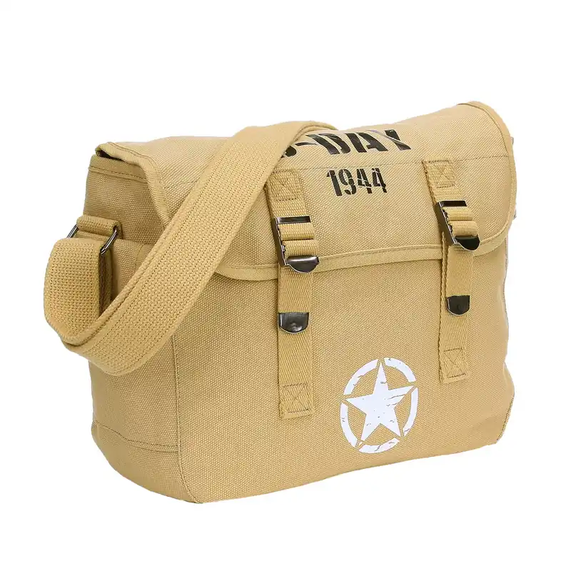 Jetzt Bestellen Canvas Umhängetasche Shoulder Bag D-Day 1944 sand