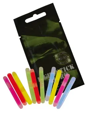 10 Stück Micro Leuchtstab 5 Farben sortiert (Angler) 0,20€/Stück Abverkauf