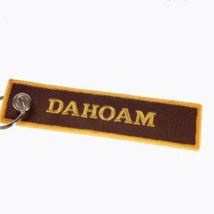 Schlüsselanhänger Dahoam gelb/braun Wochenendangebot