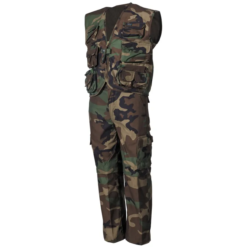Jetzt Bestellen MFH Kinder Zip-Up Hose und Weste woodland