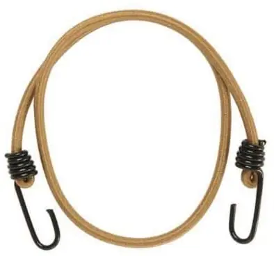 2 Stück Expanderschnur 75cm mit Haken coyote 2,48€/Stück Garantierte Lieferung