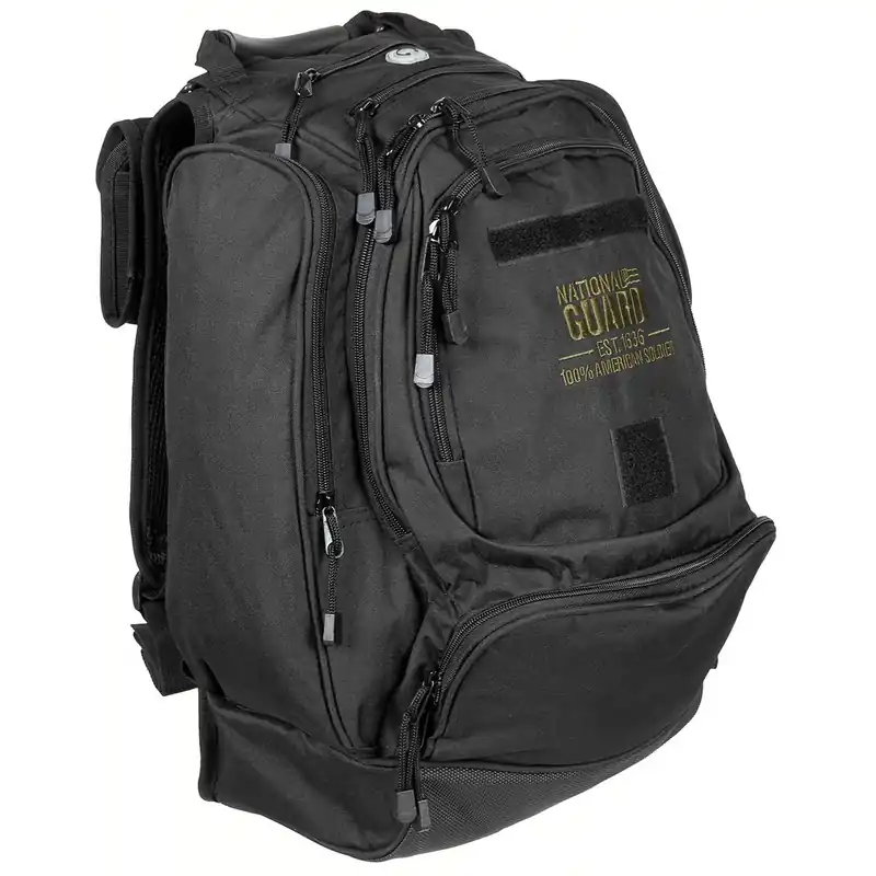 Meistverkauft **MFH US Rucksack National Guard schwarz neu Restposten