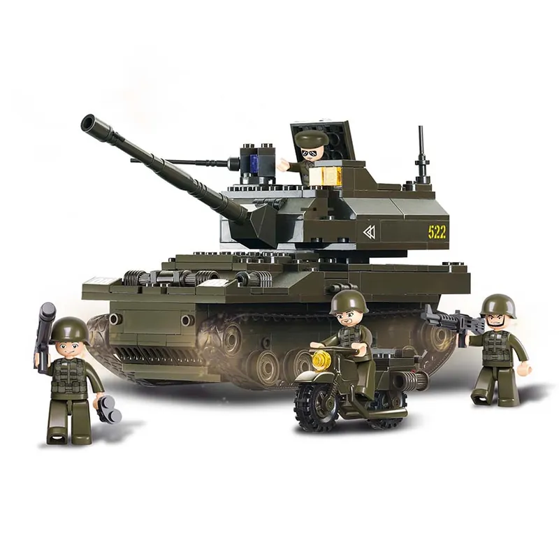 **Spielzeug Tank M38-B9800 mit 4 Figuren Restposten Preis Gesenkt