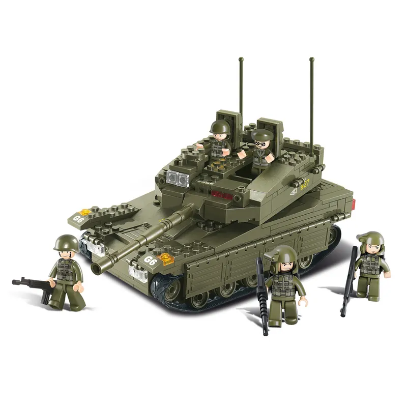 **Spielzeug Panzer M38-B0305 mit 5 Figuren Restposten Direktkauf