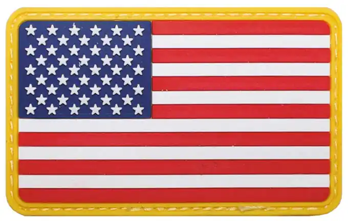 **Klett Patch 3D USA mehrfarbig Restposten Sonderangebot