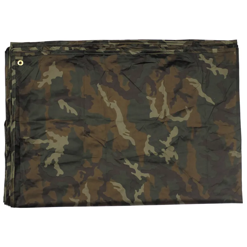 **MFH Mehrzweckplane Tarp mit Beutel woodland 3 x 3m (9m² = 2,44€/m²) Restposten Top-Seller