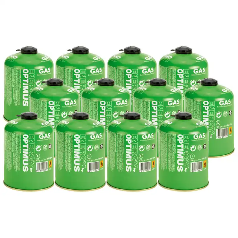 12x 450 g Optimus Gaskartusche - Schraubkartusche für Outdoor & Camping Sichere Zahlung