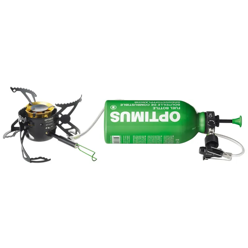 Optimus Polaris Optifuel Mehrstoffkocher inkl. 0,4 L Brennstoffflasche Preiswert
