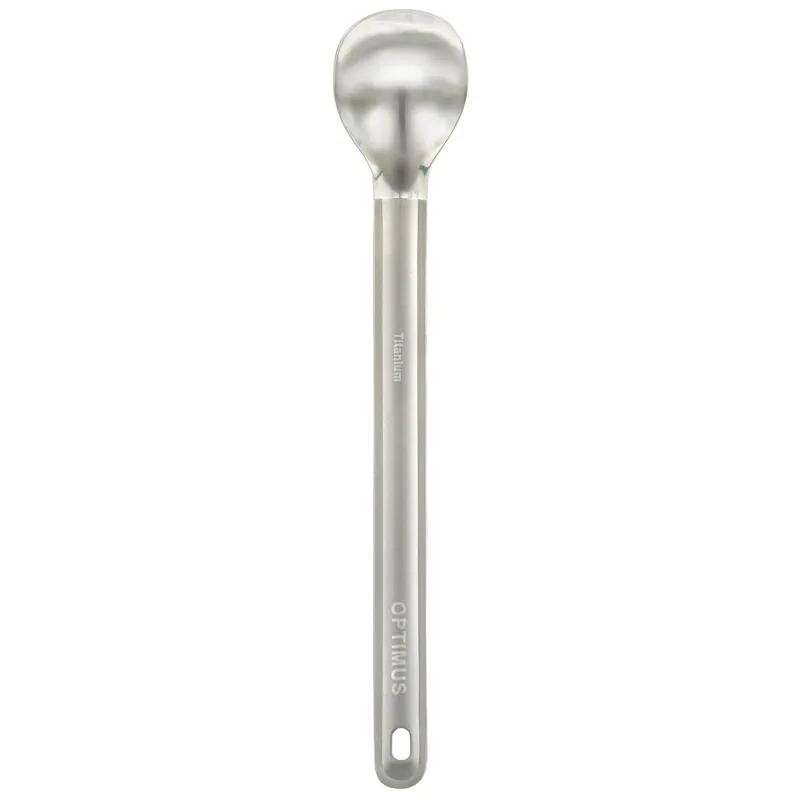 Zertifiziert Optimus Titanium Löffel lang (ideal für Trek 'n Eat Tüten)