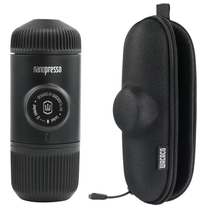 Zertifiziert Wacaco Nanopresso Tragbare Espressomaschine + Schutzhülle EVA Schwarz
