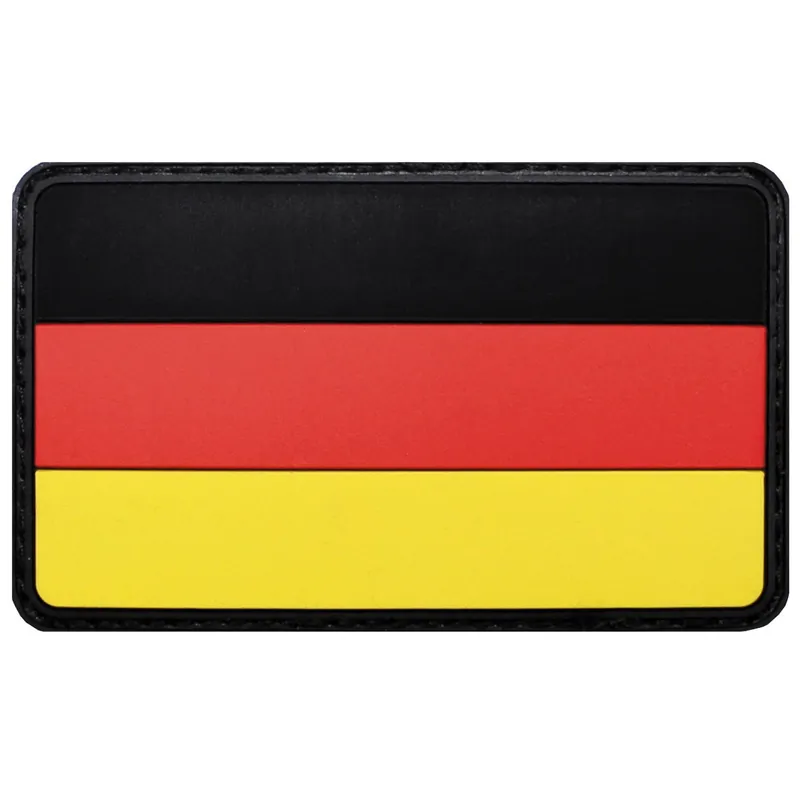 3D Patch Länder Flagge Deutschland - Farbig Günstig