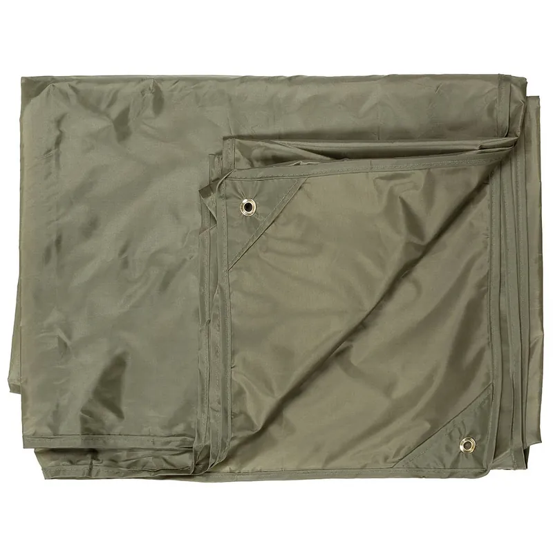 3 x 4 m Tarp Oliv - Plane für Outdoor & Bushcraft Garantierte Lieferung