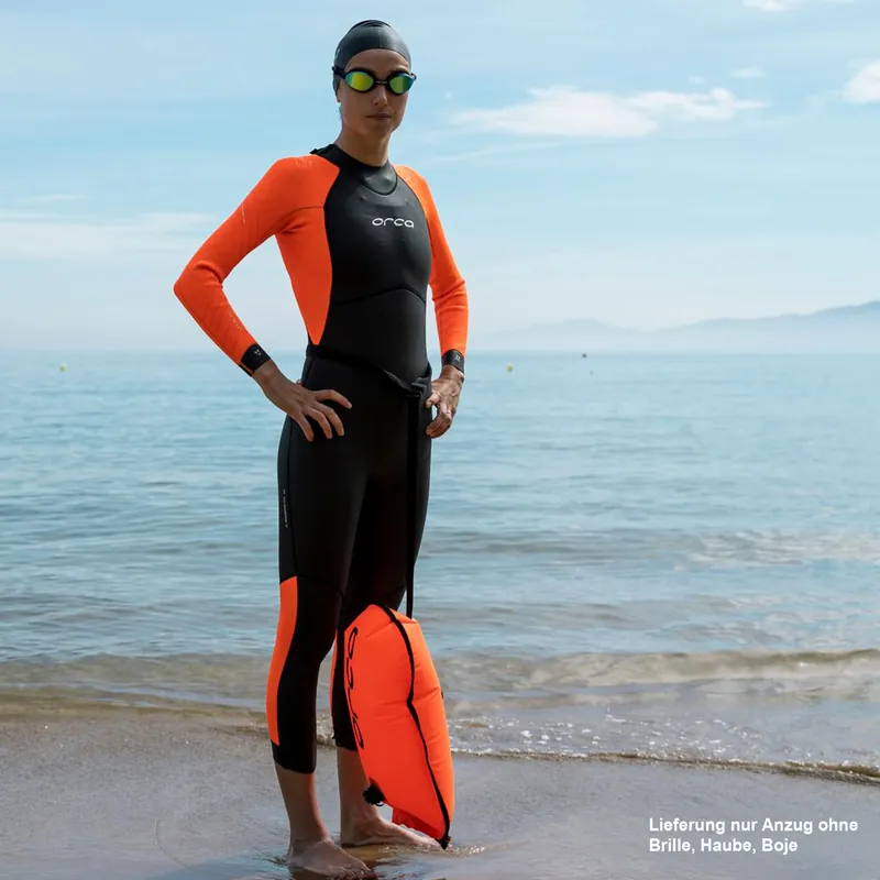 Sofort Bestellen ORCA Freiwasser-Schwimmanzug Vitalis High Vis - Damen, Triathlon
