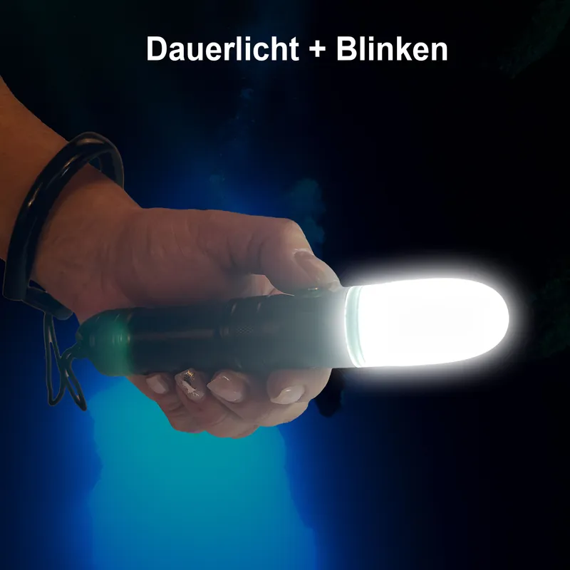Sofort Bestellen Oceama Signalblinker Flash - kompakte Tauchlampe und Signalblinker 4000 Lumen