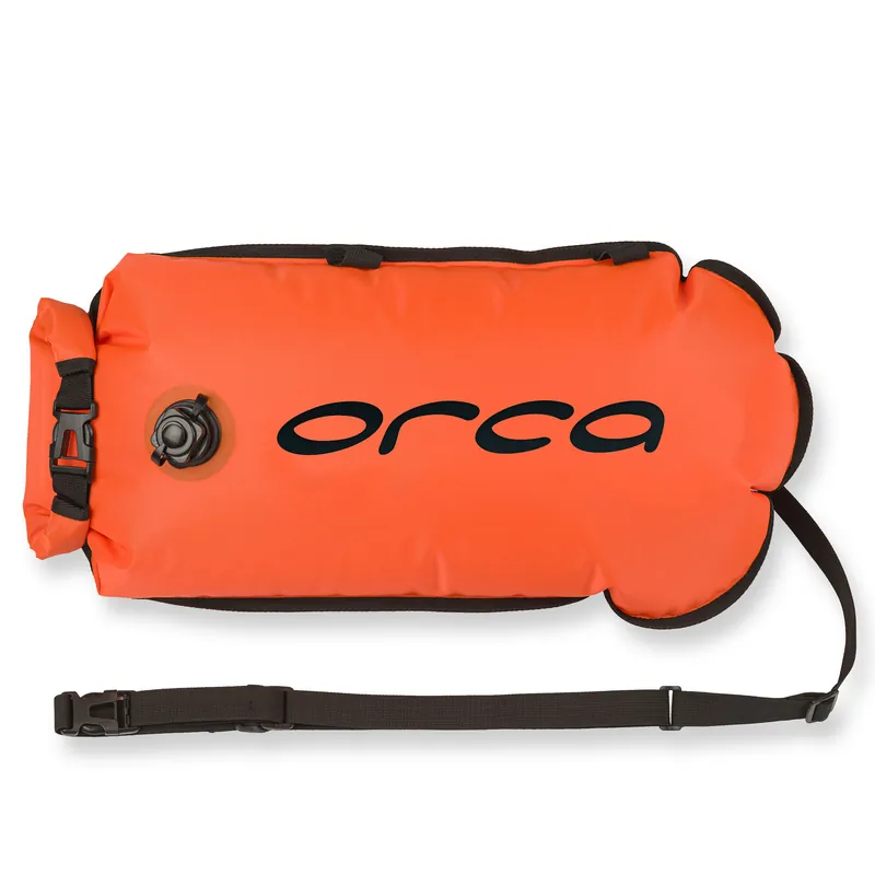Orca Safety Buoy mit Tasche - Sicherheitsboje für Schwimmer Preiswert