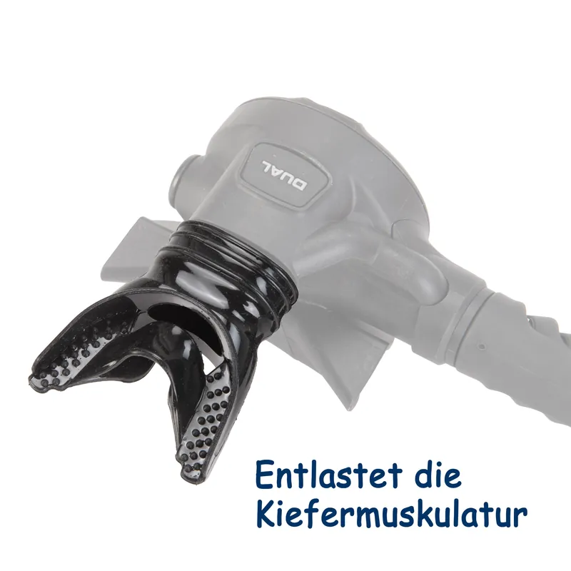 Polaris Mundstück aus schwarzem Silikon - mit Gaumensegel Solange Der Vorrat Reicht