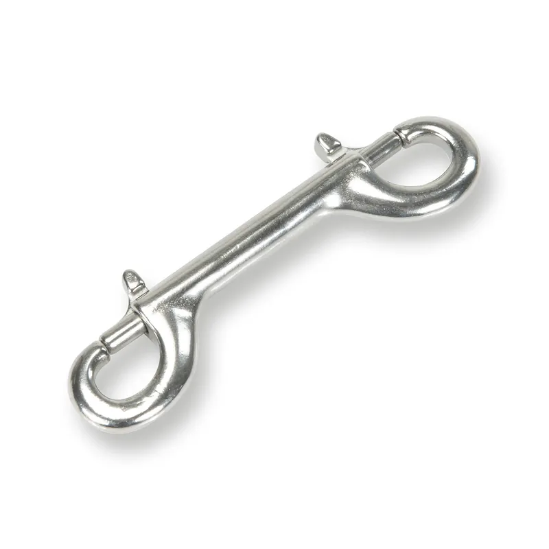 Edelstahl Doppelkarabiner (Double Ender) 3 1/2", 90 mm Saisonangebot