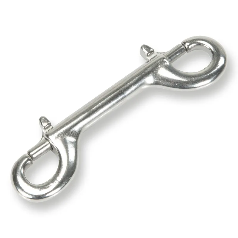 Wochenendangebot Edelstahl Doppelkarabiner (Double Ender) 4", 100 mm