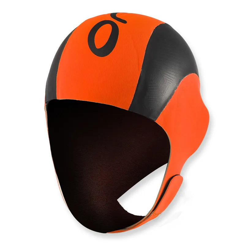 ORCA High Vis Neopren Swimcap - schwarz orange Online Kaufen