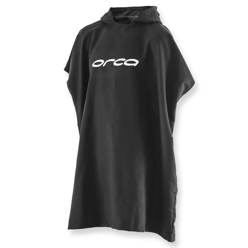 ORCA Poncho Towel schwarz - sehr saugfähig Online Kaufen