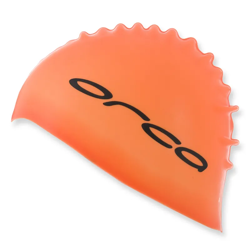 ORCA Badekappe aus Silikon - orange Begrenztes Angebot