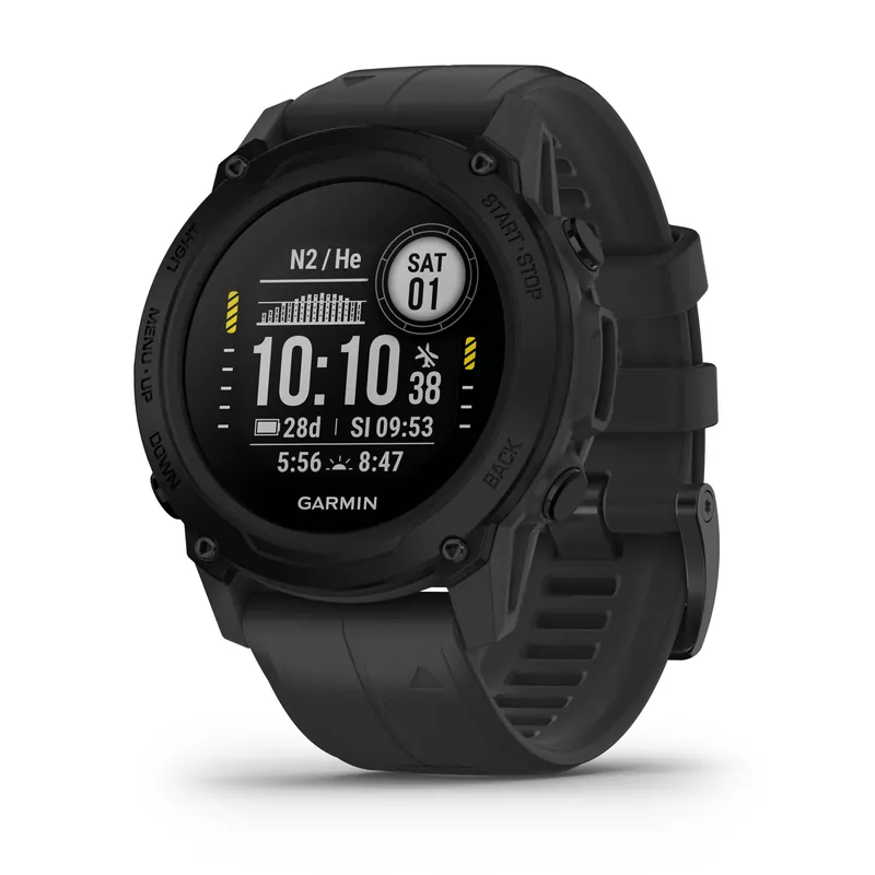 Preisreduziert Garmin Descent G1 GPS Tauchcomputer - schiefergrau schwarz Silikonarmband
