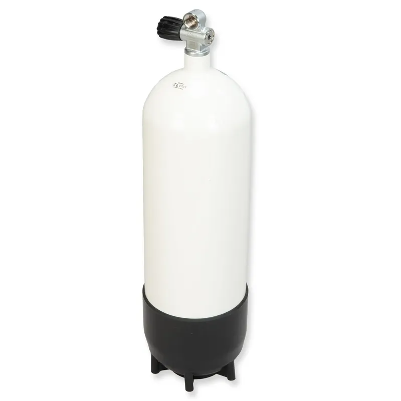 Expressversand Polaris Tauchflasche ECS 10L/232 bar Stahl mit Standfuß und erw. Monoventil