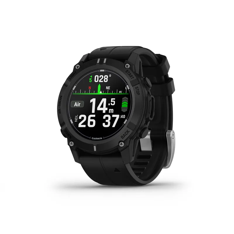 Nur Für Kurze Zeit Garmin Descent G2 GPS Tauchcomputer - schwarz, Silikonarmband