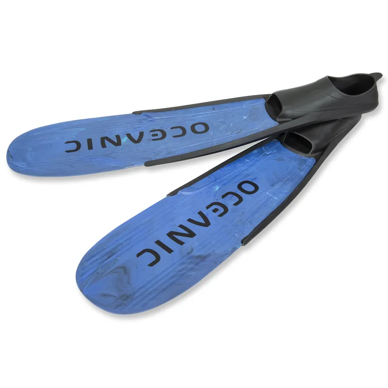 Oceanic Freitauchflossen Predator - mittelhartes Flossenblatt, blau camo Sonderaktion