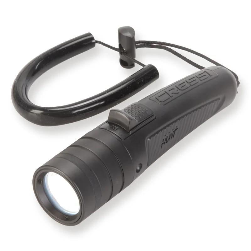 Kompakte Tauchlampe Cressi Hunt - schwarz, 1600 Lumen Super-Preis