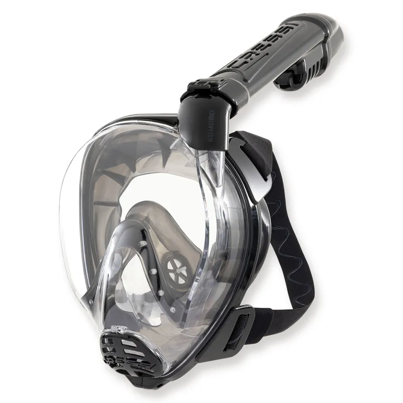 Preiswert Cressi Komodo - Vollgesichtsmaske mit Trockenschnorchel, schwarz schwarz