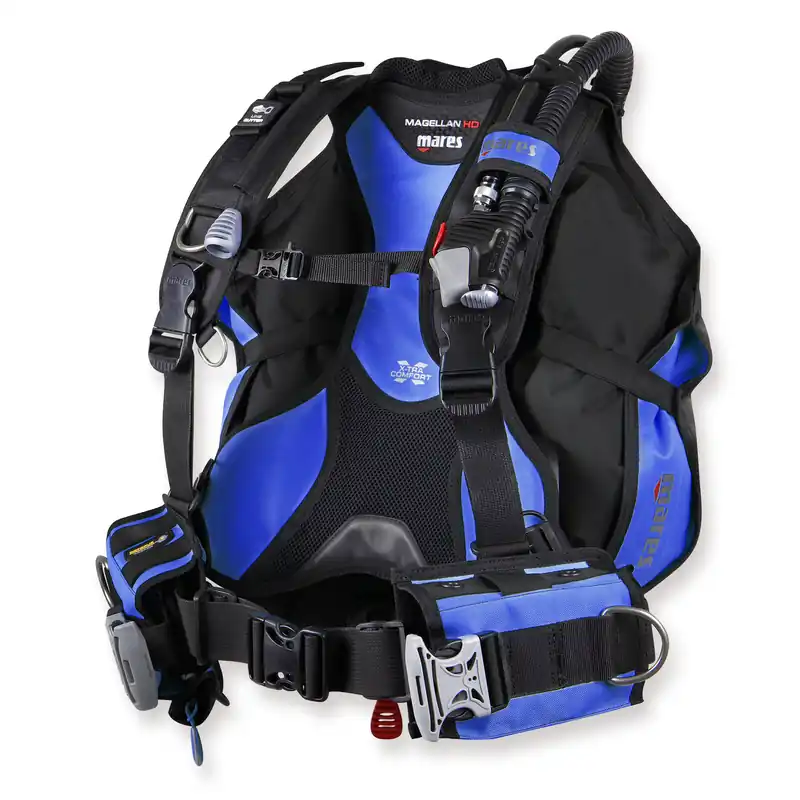 Mares Magellan HD blau - Tauchjacket BCD bleiintegriert Garantierte Lieferung