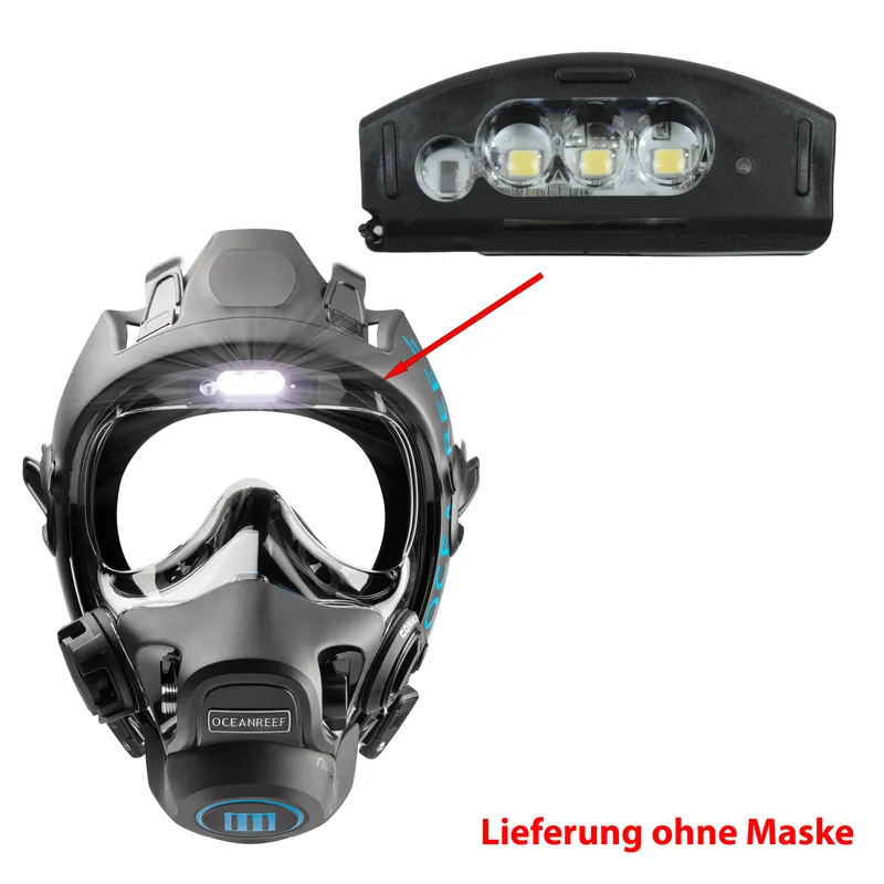 Nur Heute OceanReef Vesper integated Headlight - für Neptun III Vollgesichtsmaske