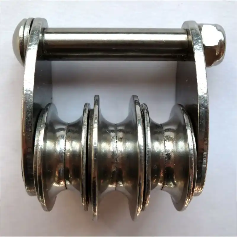 Tack Pulley - 3fach Trimmblock - Schraubbar Neu