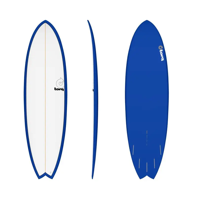 Begrenztes Angebot Surfboard TORQ TET 6.3 MOD Fish Navy Pinline