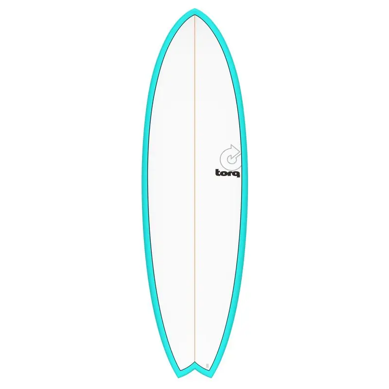 Surfboard TORQ TET 5.11 MOD Fish Blau Pinline Bestseller
