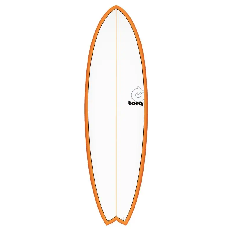 Surfboard TORQ TET 5.11 MOD Fish Orange Rail Neu