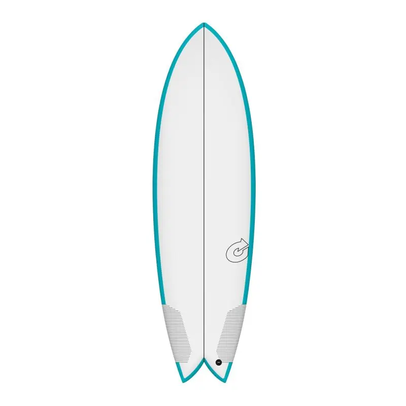 Surfboard TORQ TEC Twin Fish 6.4 Rail Türkis Bestseller