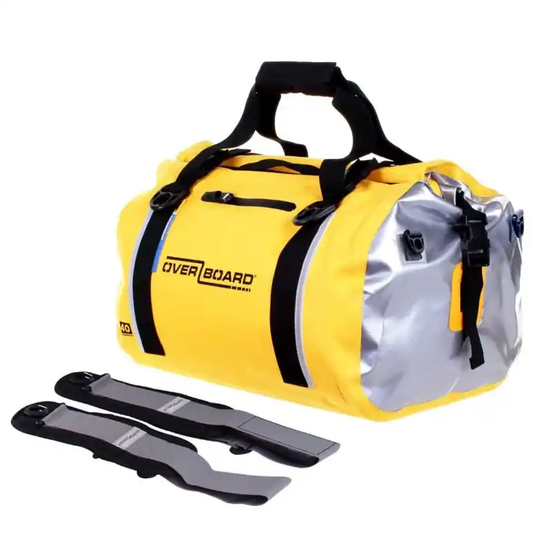 OverBoard wasserdichte Duffel Bag 40 Liter Gelb Geprüft